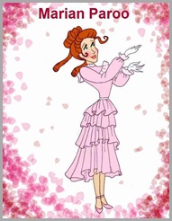 A drawing of me as Marian by Joseph Lusker