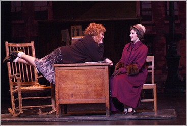 Sally Struthers playing Miss Hannigan and me