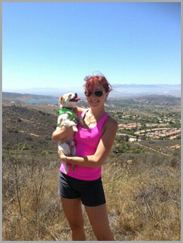 Me and Toby hiking